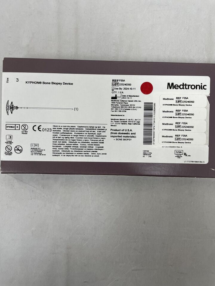 F05A - MEDTRONIC - Kyphon Bone Biopsy Device, Size 3, (BX/1) - ( Expiry Date: 2024-10-11 )