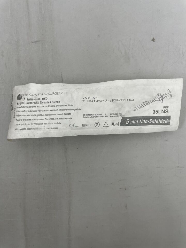 35LNS - ETHICON - Non-Shielded Surgical Trocars with Threaded Sleeves, 5mm, (EA) - ( Expiry Date: 2024-04-30 )