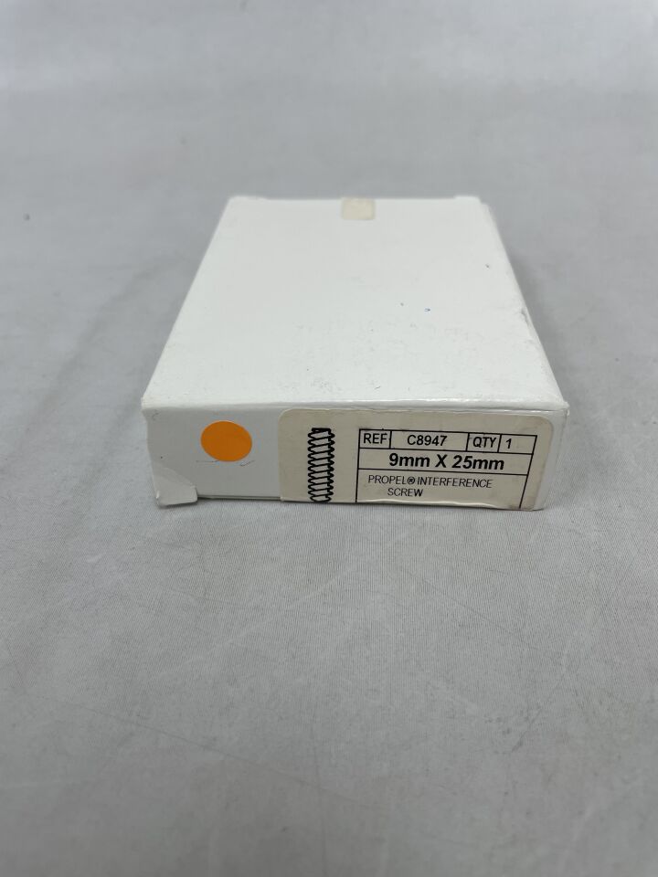 C8947 - CONMED - propel interference screw, 9mm x 25mm, (BX/1) - ( Expiry Date: 2023-11-30 )