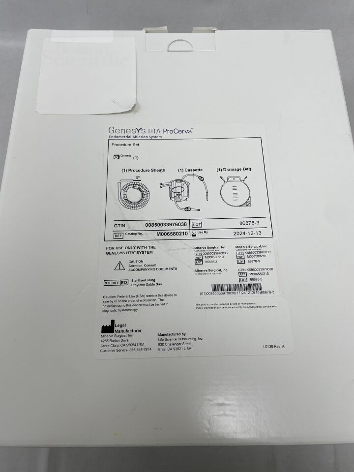 58021 - BOSTON SCIENTIFIC - Genesys HTA ProCerva Procedure Set, (BX/1) - ( Expiry Date: 2024-12-13 )