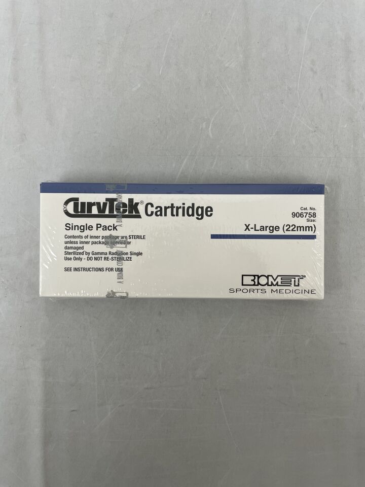 906758 - BIOMET - CurvTek Cartridge, X-Large, 22 mm, (BX/1) - ( Expiry Date: 2017-05-01 )