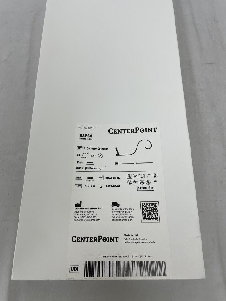 9184 - CENTERPOINT SYSTEMS - Delivery Catheter, 8F x 6.5F, 40cm, ()