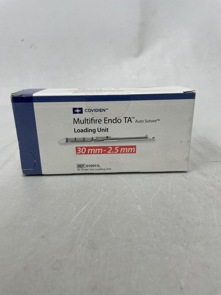 010911L - COVIDIEN - MultiFire Endo TA Single-Use Staple Loading Unit, 30 mm Size, (BX/6) - ( Expiry Date: 2024-09-30 )