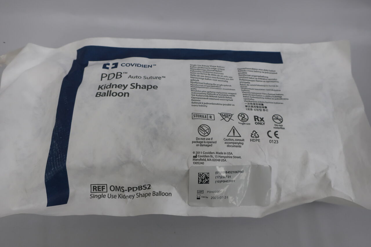 OMS-PDBS2 - COVIDIEN - Spacemaker PDB Dissection Balloon, Kidney Shape, (EA) - ( Expiry Date: 2024-07-31 )