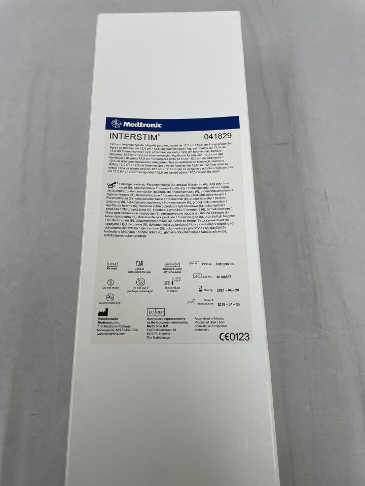 41829 - MEDTRONIC - Interstim Foramen Needle, 12.5cm, (BX/6) - ( Expiry Date: 2021-04-29 )