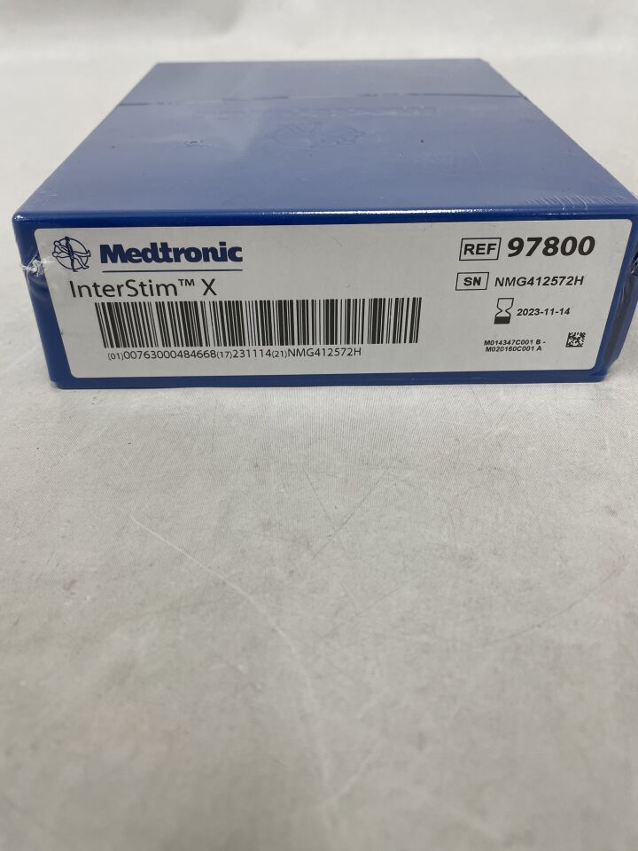 97800 - MEDTRONIC - InterStim X Recharge-Free Implantable Neurostimulator for Bladder & Bowel Control, () - ( Expiry Date: 2023-11-14 )