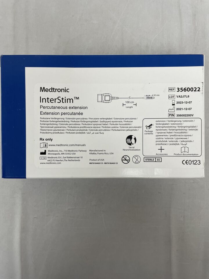 3560022 - MEDTRONIC - InterStim Percutaneous Extension 4.32mm x 100cm, (BX/1) - ( Expiry Date: 2023-12-07 )