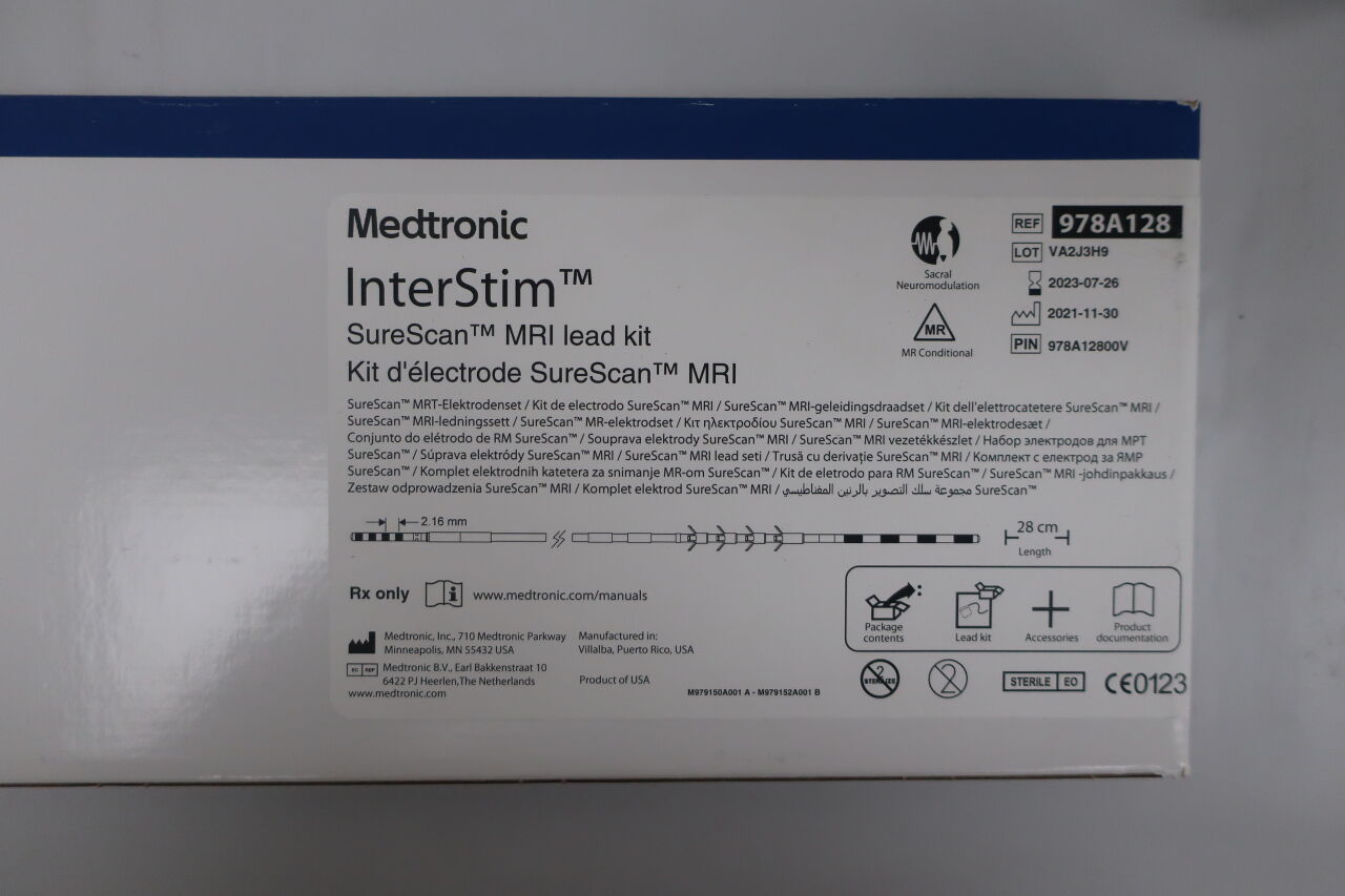 978A128 - MEDTRONIC - InterStim SureScan MRI Lead Kit, 28cm, (BX/1) - ( Expiry Date: 2023-06-30 )