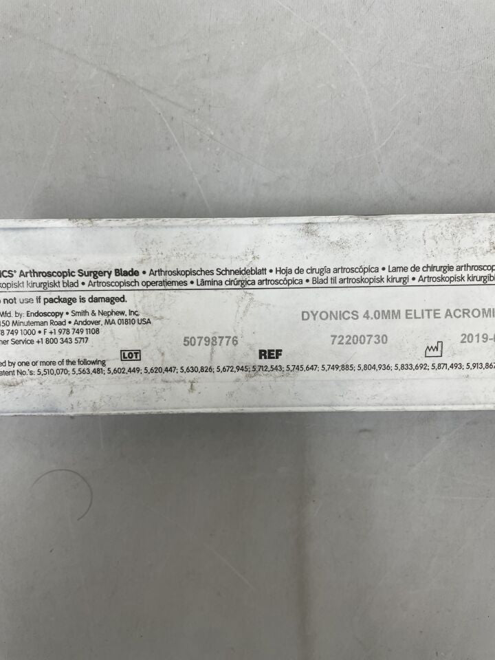 72200730 - SMITH & NEPHEW - Dyonics 4.0mm Elite Acromioblaster, ()