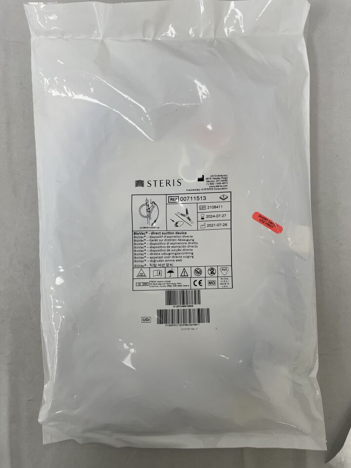 00711513 - STERIS - BioVac Direct Suction Device w/Y-Port (Olympus/Fujinon), () - ( Expiry Date: 2024-07-27 )