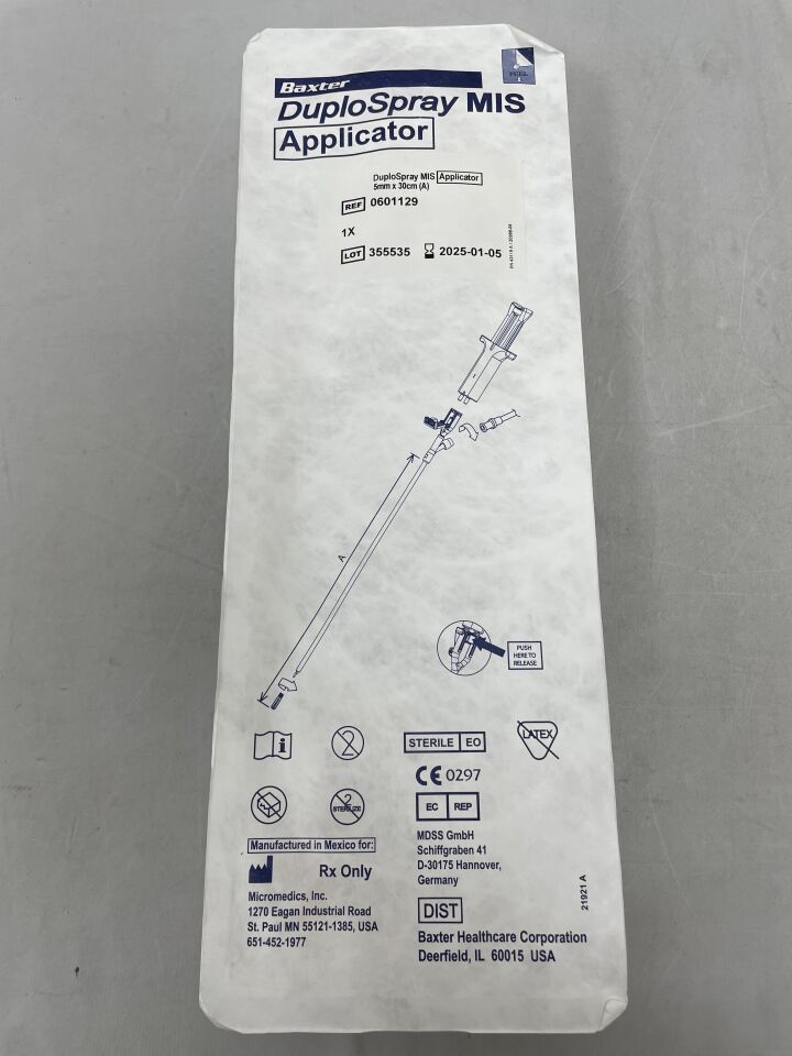 0601129 - BAXTER - DuploSpray MIS Applicator 5mm x 30cm, () - ( Expiry Date: 2025-01-05 )