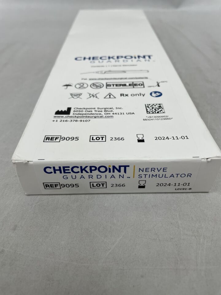9095 - CHECKPOINT - Nerve Stimulator / Locator, (BX/1) - ( Expiry Date: 2024-11-01 )