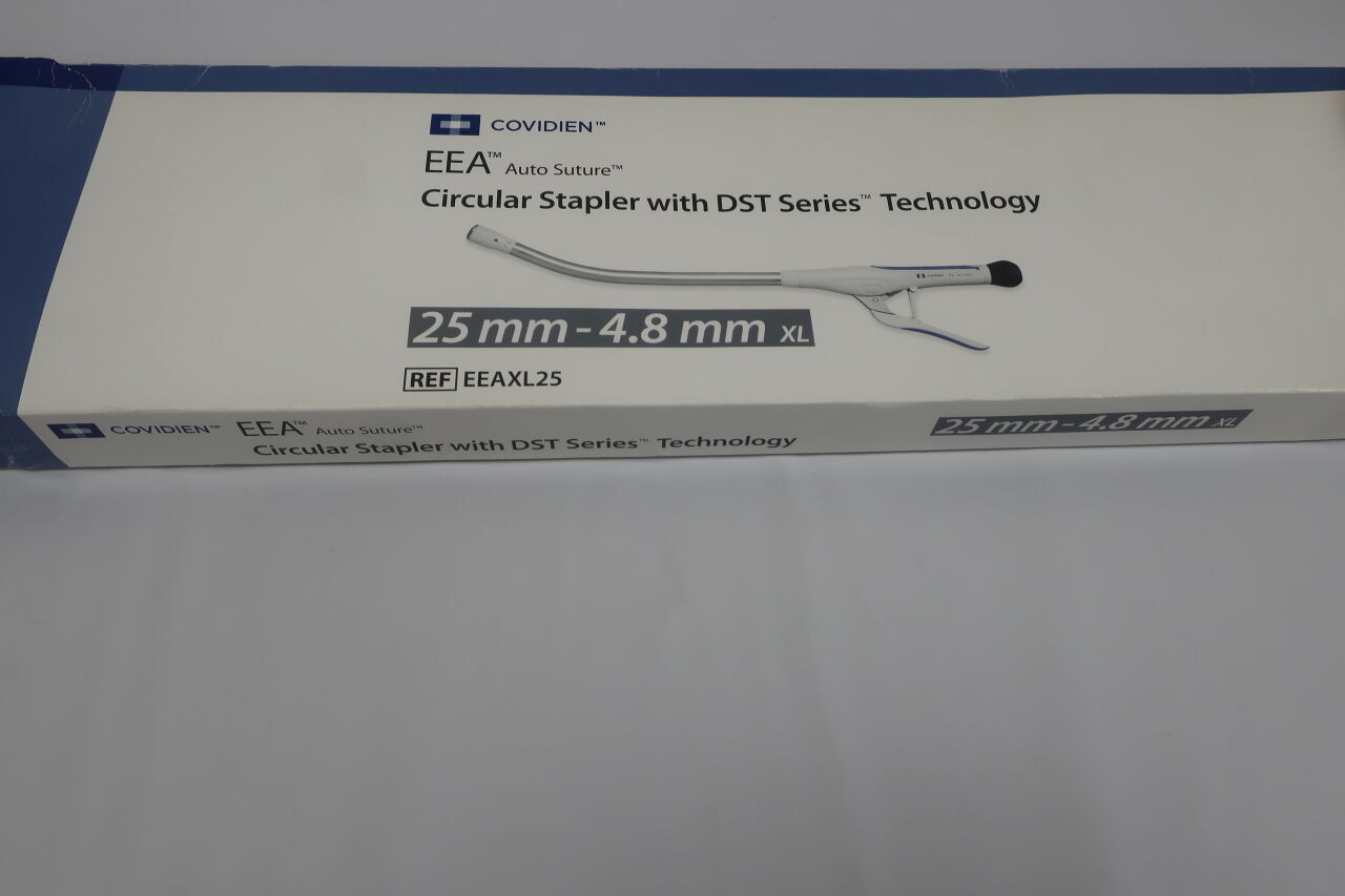 EEAXL25 - COVIDIEN - EEA XL Single-Use Tilt-Top Anvil Circular Stapler with DST Series Technology, 25 mm Size, (BX/1) - ( Expiry Date: 2024-12-31 )