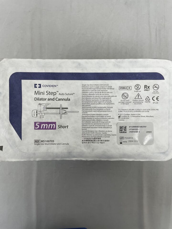 MS100705 - COVIDIEN - Mini Step 5mm Cannula & Dilator w/Sleeve, Short, () - ( Expiry Date: 2024-12-31 )