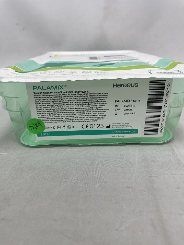 66057893 - HERAEUS - Palamix Uno Vacuum Mixing System w/Collection Under Vacuum, (EA) - ( Expiry Date: 2024-05-31 )