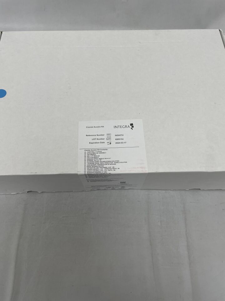 INSHITH - INTEGRA - Cranial Access Kit , (BX/1) - ( Expiry Date: 2024-03-17 )