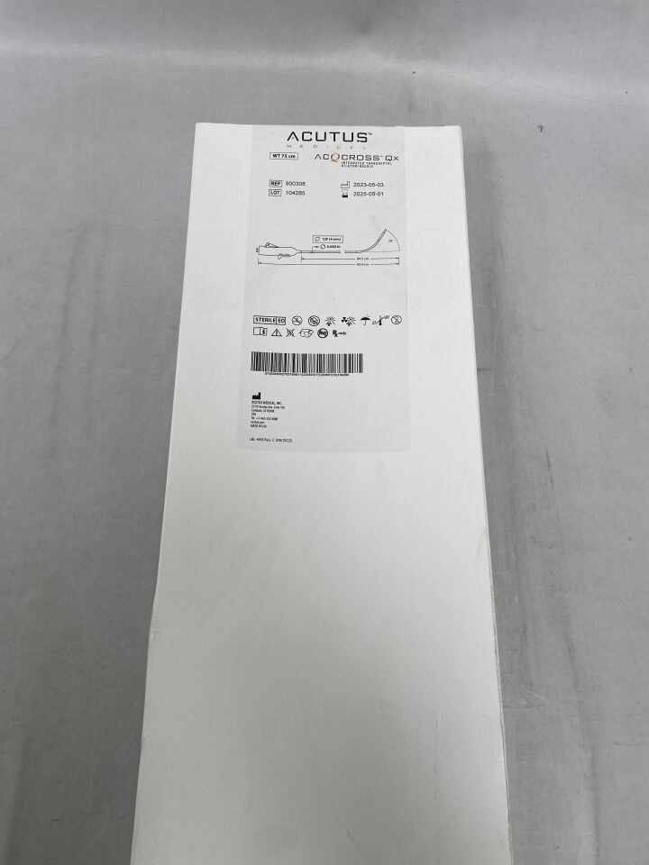 900308 - ACUTUS MEDICAL - AcQCross QX 一體成型經房間隔擴張器/針頭 WT 75cm , ( BX/1 ) - ( 有效期限：2025-05-01 )