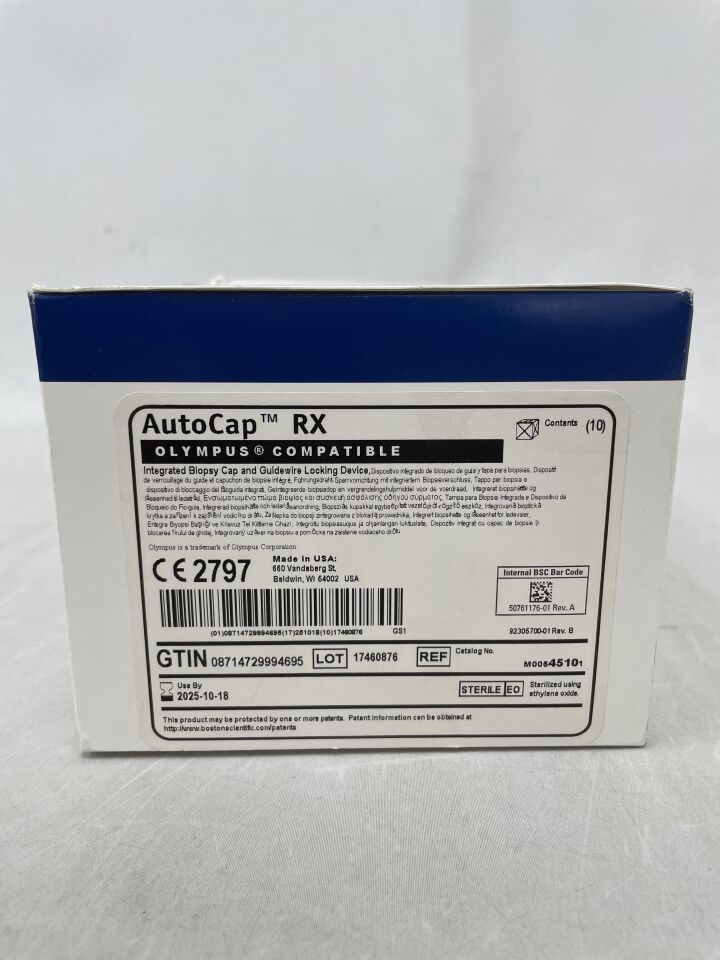4510 - BOSTON SCIENTIFIC - Dispositivo de bloqueo de guía y tapa de biopsia integrado (BX/10) - (Fecha de caducidad: 18/10/2025)