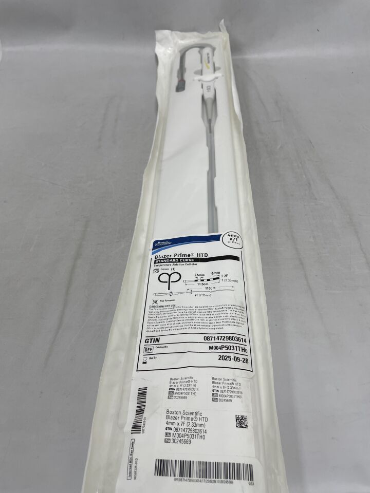 P5031TH  -  BOSTON SCIENTIFIC  -  Blazer Prime HTD Temperature Ablation Catheter - 2.5mm - Standard Curve - 7Fr x 4mm , ( EA )  -  ( Expiry Date : 2025-09-28 )