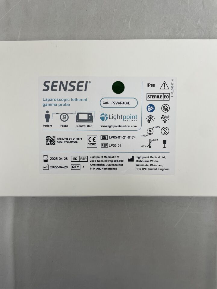 LP05-01-21-0174 - LIGHTPOINT MEDICAL - Sonda gamma anclada laparoscópica, 12 mm, (caja/1) - (Fecha de caducidad: 28/04/2025)