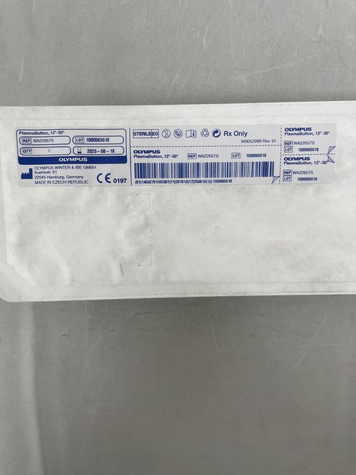 WA22657S  -  OLYMPUS  -  PlasmaButton HF-Resection Electrode For OES Pro Resectoscope, 24 Fr Size, 12 to 30° Button Tip , ( EA )  -  ( Expiry Date : 2025-08-18 )