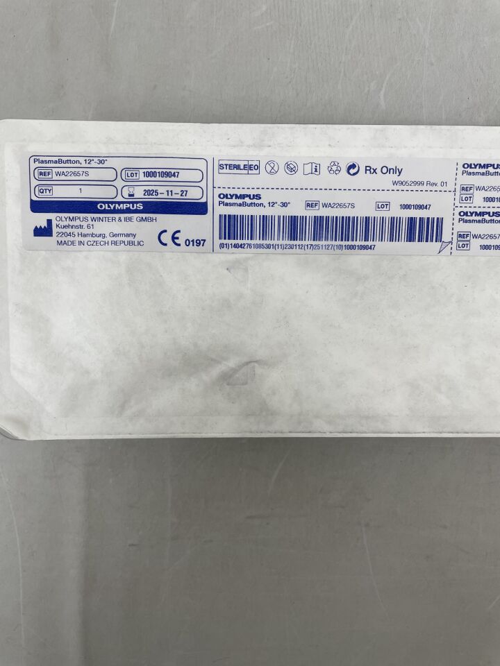 WA22657S  -  OLYMPUS  -  PlasmaButton HF-Resection Electrode For OES Pro Resectoscope, 24 Fr Size, 12 to 30° Button Tip , ( EA )  -  ( Expiry Date : 2025-11-27 )