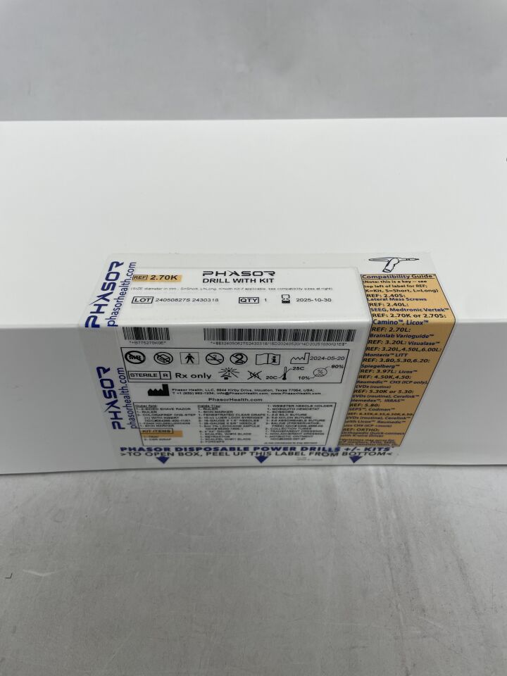 2.70K - PHASOR HEALTH - taladro fasorial con kit, (BX/1) - (Fecha de vencimiento: 2025-10-30)