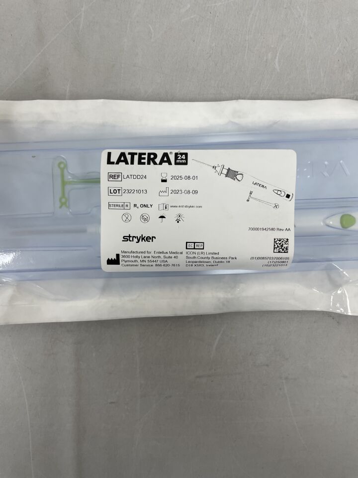 LATDD24  -  STRYKER  -  Latera Delivery Device and Positioning Guide , ( EA )  -  ( Expiry Date : 2025-08-01 )