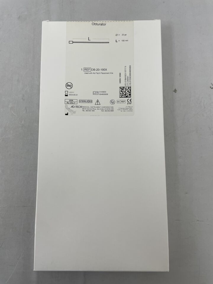 OB-20-190X - AD-TECH - Obturator, 20G x 190mm, (BX/1) - ( Expiry Date: 2024-05-01 )