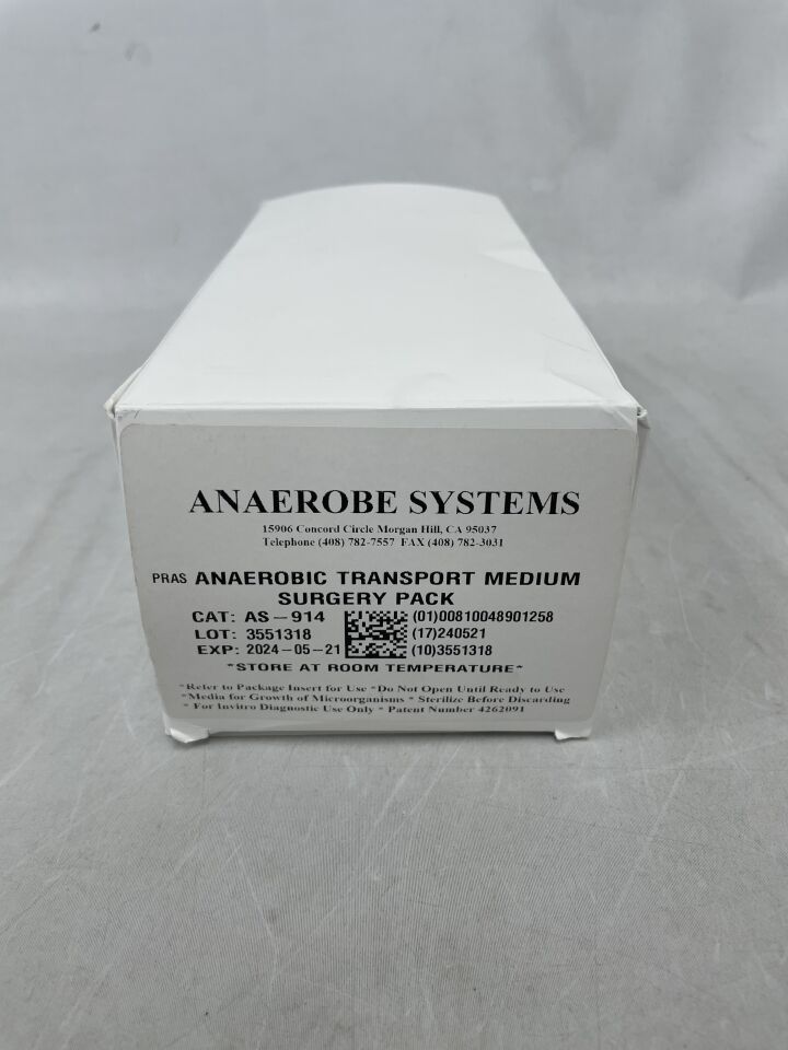 AS-914 - ANAEROBE SYSTEMS - anaerobic transport medium surgery pack -, (BX/10)