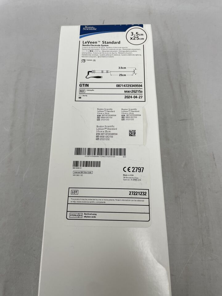 26215 - BOSTON SCIENTIFIC - LeVeen Standard Needle Electrode System 3.5cm x 25cm, () - ( Expiry Date: 2024-04-27 )