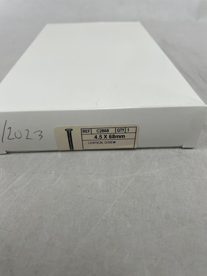 C2868 - CONMED - Cortical Screw 4.5 X 68mm, (BX/1) - ( Expiry Date: 2023-01-17 )