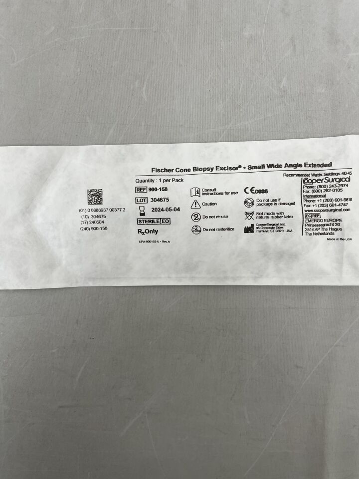 900-158 - COOPER SURGICAL - Excisor Cone Biopsy Fischer Small/Wide, (EA) - ( Expiry Date: 2024-05-04 )