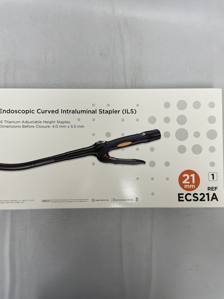 ECS21A - ETHICON - Proximate Endoscopic Curved Intraluminal Staplers, 21 mm Head Diameter, (BX/1) - ( Expiry Date: 2025-01-31 )