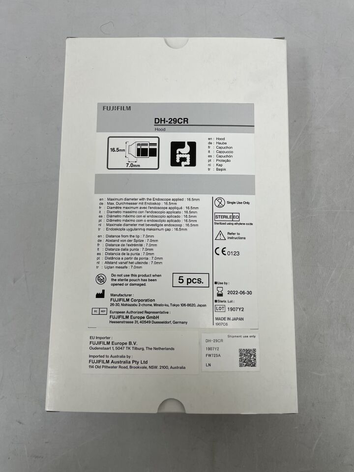 DH-29CR - FUJIFILM - Hood, 7.0 x 16.5mm, (BX/5) - ( Expiry Date: 2022-06-30 )