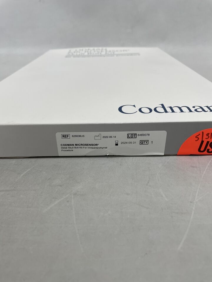 626638US - INTEGRA - Metal Skull Bolt Kit For Intraparenchymal Procedure, (BX/1) - ( Expiry Date: 2024-05-31 )