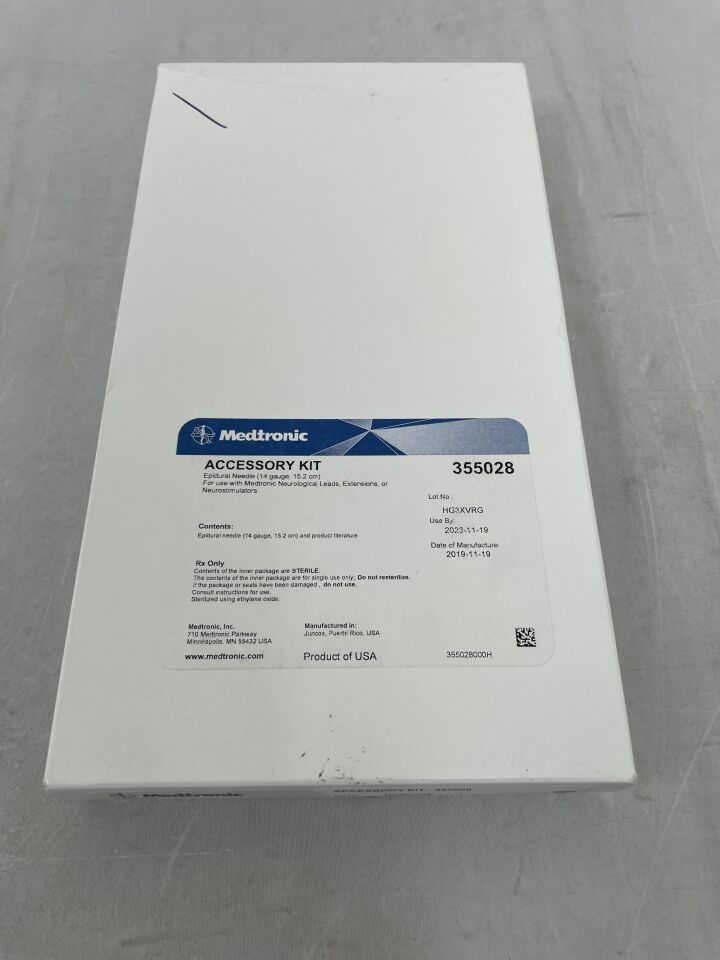 355028 - MEDTRONIC - Accessory Kit: Epidural Needle, 14G, (BX/1) - ( Expiry Date: 2023-11-19 )