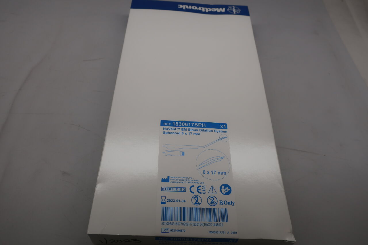 1830617SPH - MEDTRONIC - NuVent EM Sinus Dilation System Sphenoid 6mm x 17mm, (BX/1) - ( Expiry Date: 2024-02-21 )