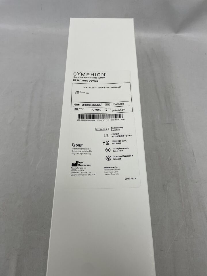 FG-0201 - MINERVA - Symphion Tissue Removal System Resecting Device - 3.6mm, (BX/1) - ( Expiry Date: 2024-07-27 )