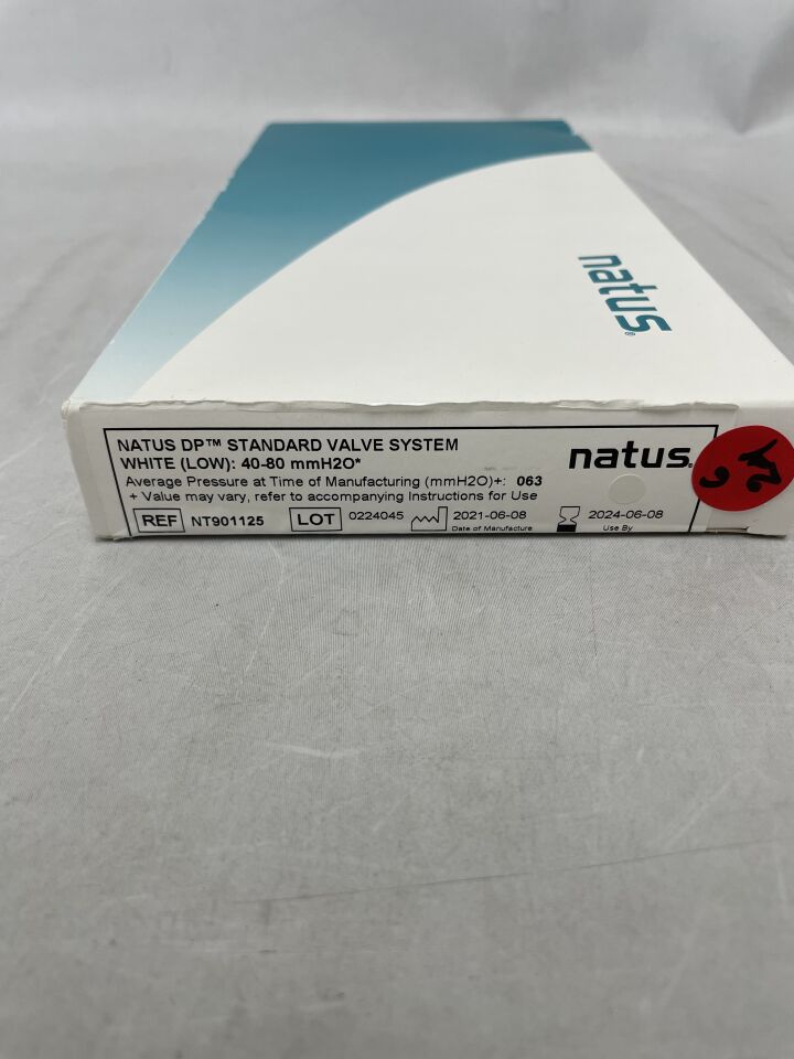 NT901125 - NATUS - DP Standard Valce System, White, Low, 40-80mmH2O, (BX/1) - ( Expiry Date: 2024-06-08 )