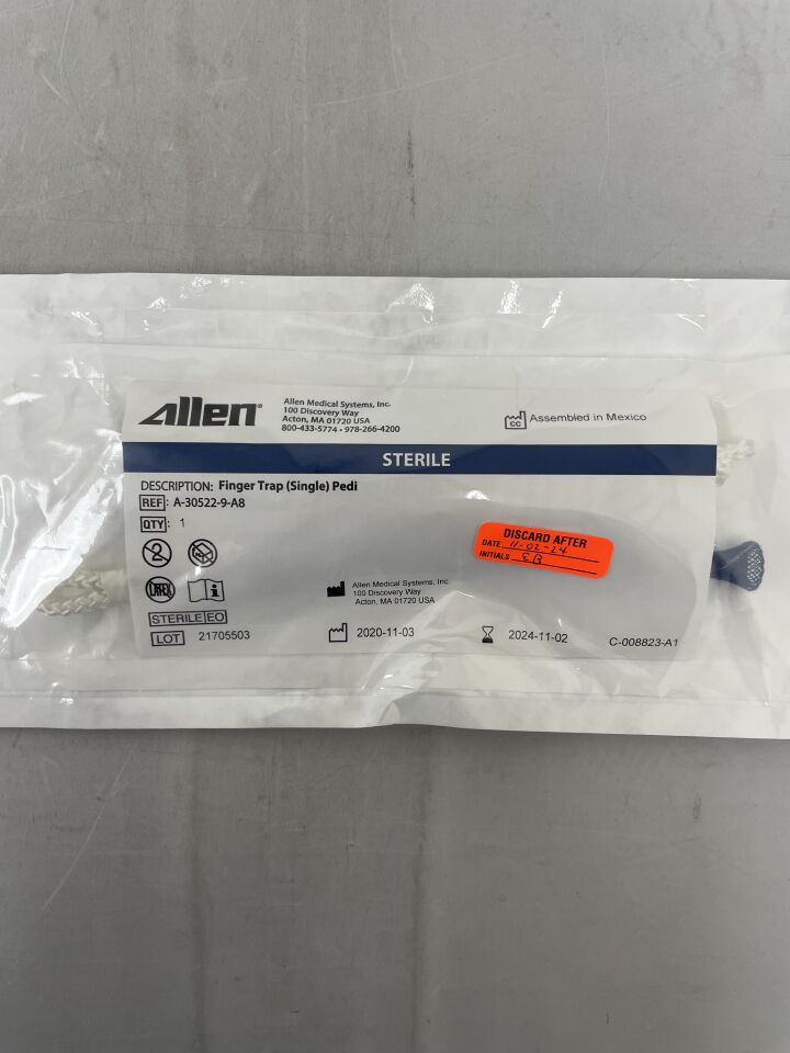 A-30522-9-A8 - ALLEN - Finger Trap, Single, Pediatric, (EA) - ( Expiry Date: 2024-11-02 )