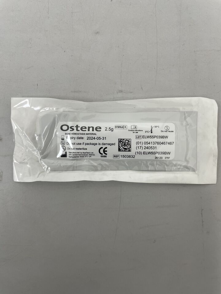 1503832 - APATECH - Ostene Bone Hemostasis Material, 2.5g, (EA) - ( Expiry Date: 2024-05-31 )