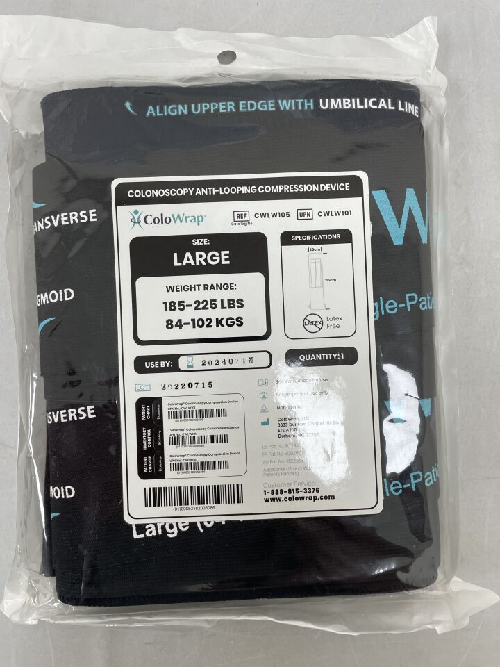 CWLW105 - COLOWRAP - Colonoscopy Anti-Looping Compression Device, Large, (EA) - ( Expiry Date: 2024-07-15 )