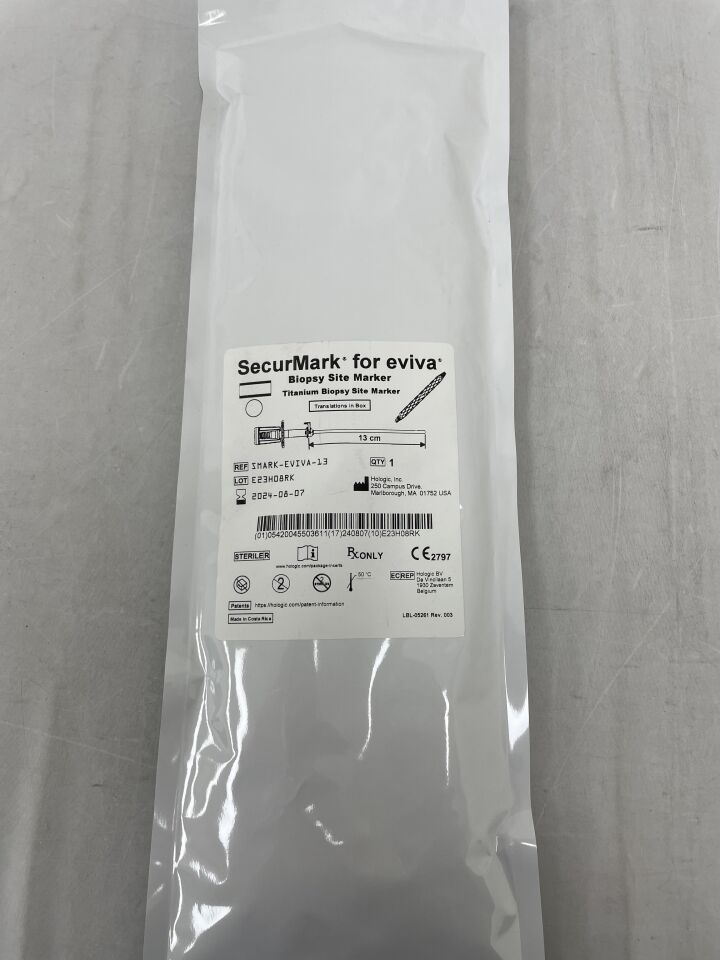 SMARK-EVIVA-13 - HOLOGIC - SecurMark Titanium Mini Cork Biopsy Site Marker, 13 cm Size, (EA) - ( Expiry Date: 2024-08-07 )