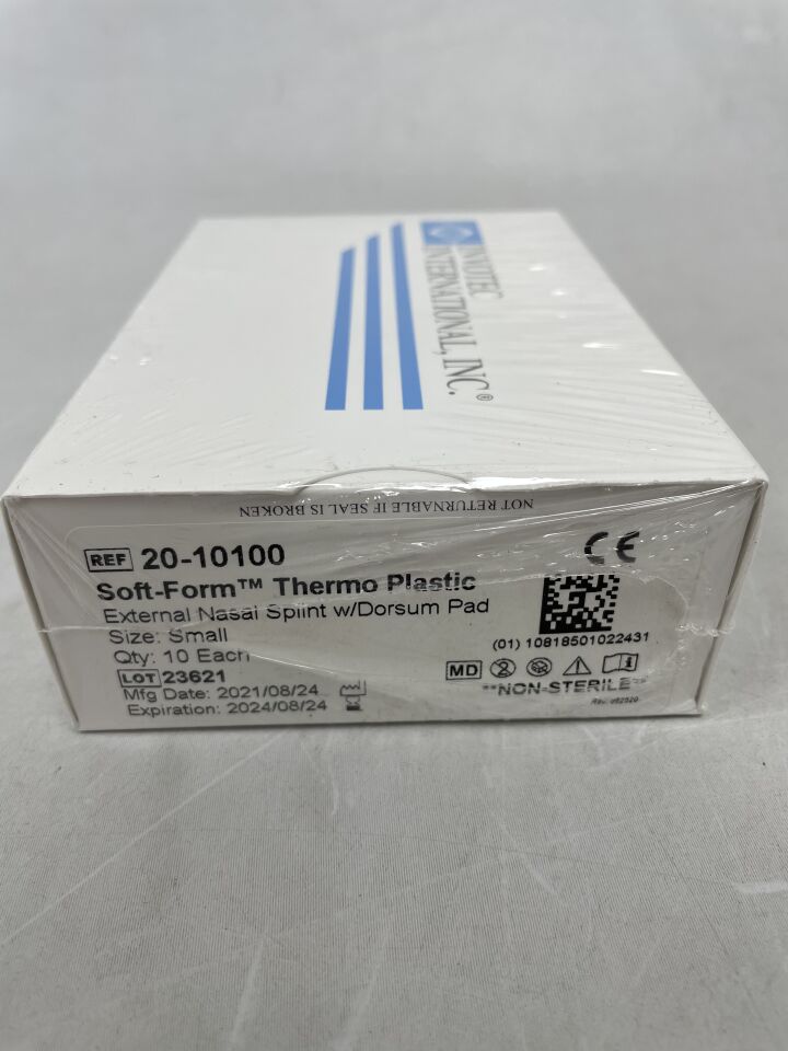 20-10100 - INVOTEC - Soft-Form Thermo Plastic External Nasal Splints, Singles, (BX/10) - ( Expiry Date: 2024-08-24 )
