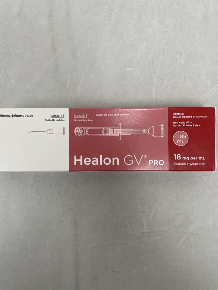 10240014 - JOHNSON & JOHNSON - healon gv pro 0.85ml, (BX/1) - ( Expiry Date: 2023-12-31 )