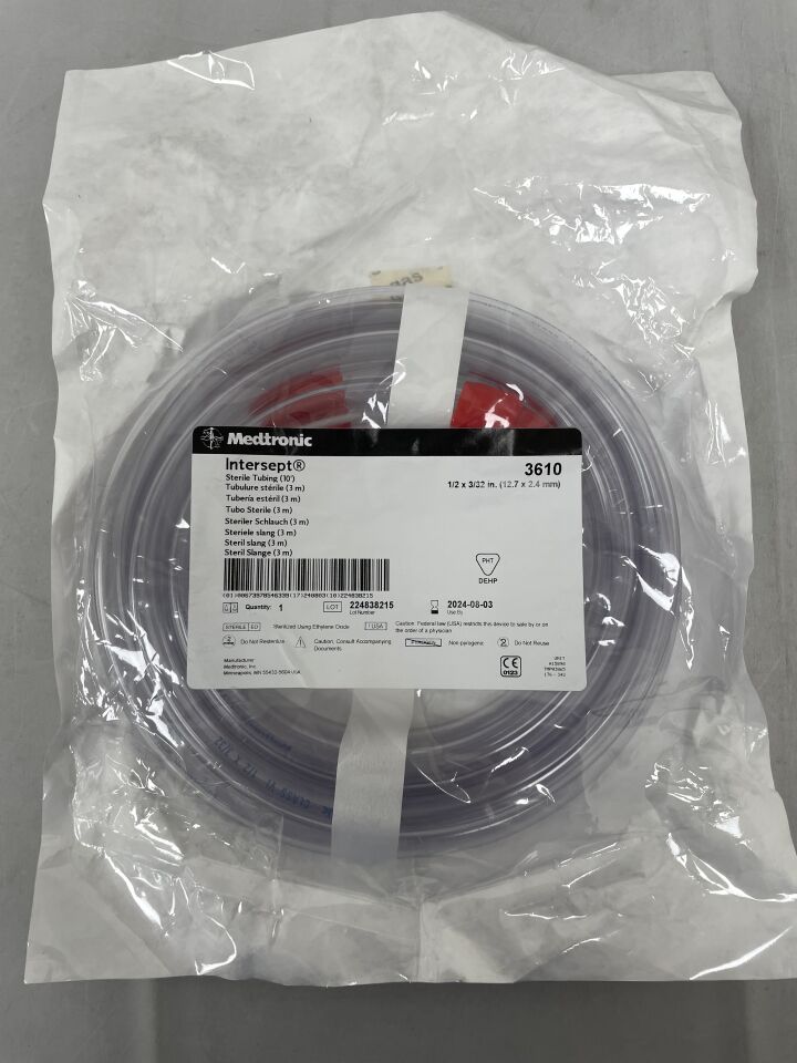 3610 - MEDTRONIC - Intersept Tubing 10Ft, (EA) - ( Expiry Date: 2024-08-03 )