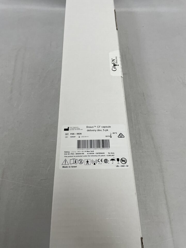 FGS-0635 - MEDTRONIC - Given Imaging Bravo CF Capsule Delivery Device, (BX/5) - ( Expiry Date: 2023-08-15 )