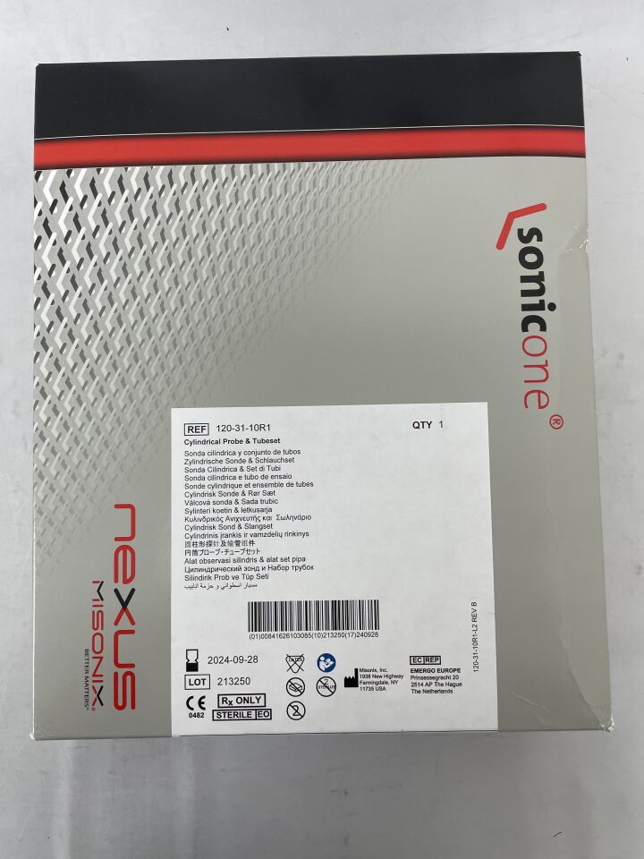 120-31-10R1 - MISONIX - SonicOne O.R. Cylindrical Probe & Tubeset, (BX/1) - ( Expiry Date: 2025-04-28 )