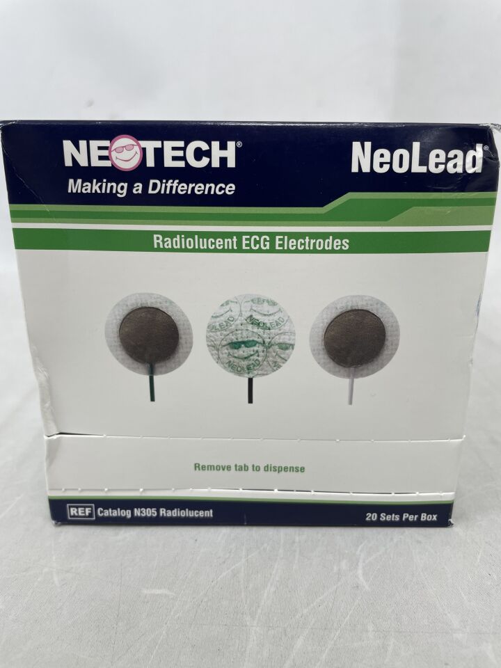 N305 - NEOTECH - Radiolucent NeoLead Electrode, (BX/20) - ( Expiry Date: 2025-02-01 )